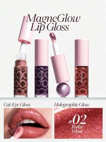 JOOCYEE MAGNEGLOW 全息唇彩 - 02 RUBY GLOW - 查看 3