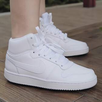 Nike EBERNON - Zapatos deportivos casuales retro de caña alta, sencillos, cómodos y resistentes al desgaste