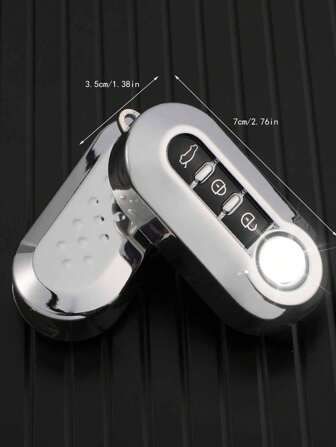 FIAT Fiat 500 Bravo Linea 3-Button Folding Car Key Case Holder Cover