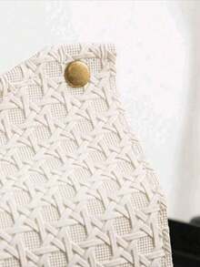 1 Stück Papierhandtuchbox mit gewebtem Muster, hochwertige Taschentuchbox, Servietten Aufbewahrungsbox für Zuhause, Wohnzimmer, Tisch, Schlafzimmer, Tisch, Papierorganizer, Taschentuchbox Schwarz, Servietten Halter, Papierhalter Aufbewahrung, Handtuchhalter, Taschentuchrolle, Haushaltswaren, Tisch, Heimdekoration, Heimorganisation und Aufbewahrung, Raumdekoration