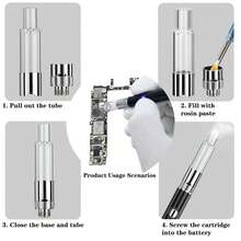 1 Set 510 Threaded Battery Pen, Short Circuit Detection Atomizer, With Digital Screen Display, Adjustable Voltage, USB-C Charging, A DIY Maintenance Tool Suitable For Rosin Dispensing Short Circuit Detectors And Welding Equipment