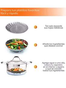 DeTODO Stainless Steel Steamer Steamed Vegetables