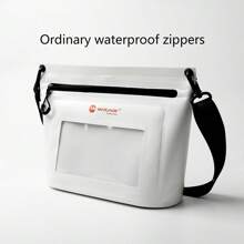 Bolsa Impermeável de Compartimento Seco e Molhado para Roupas de Banho, Bolsa Impermeável à Prova d'Água com Função de Tela de Toque para um Ombro, Zíper à Prova d'Água e à Prova de Umidade, Bolsa Transversal Impermeável