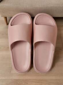 Nuevas sandalias de verano para hombre, diseño con textura simple y de moda, material EVA suave, ligero y transpirable, adecuado para uso interior/exterior, tranquilo en el baño, secado rápido y antideslizante, unisex