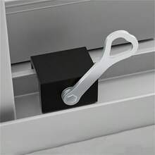 1 件窗锁定位器限位滑动窗门铝合金锁儿童保护门窗防盗锁（如图所示，我们的产品包含一把钥匙或两把钥匙）