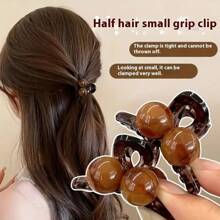 2 Stück leuchtend bernsteinfarbene süße Kirsche Design Haarclips, Seitenpony Haarklammer, Damen Haarschmuck Sommer Haargreifer