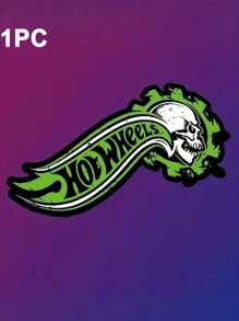 Hot Wheels Stylish Hot Wheels Wave Logo Sticker,Cars Decal For Car Body,Window, Bumper,Trunk, Motorcycle & Helmet,Racing Decal,Personalize Your Auto Car For Man,Car Decoration