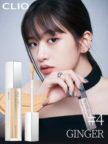 Clio K-Beauty KILL COVER FOUNWEAR 遮瑕液，筆尖遮瑕，抗壓，液態遮瑕，輕盈，全遮蓋，持久，遮瑕，修正，遮蓋，保濕，提亮，淺沙色，韓系彩妝 - #4 GINGER - 查看 2