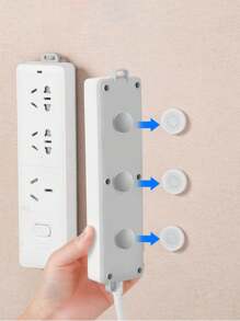 Portable Magnetic Control Remote Control Bracket Self-Adhesive Plastic, Non-Punching, Remote Router Wall Bracket For Home Office