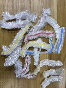 100/200pcs Colorful Reusable Food Cover Wrap, Plastic Fruit Vegetable Preservation Bags, Kitchen Accessories (Note: Product Colors May Differ From Previous Versions Due To Upgrades, But The New Version Is More ) - Multicolor - View 16