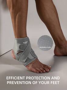 VBOSI 1 Piece Breathable Neoprene Adjusatble Ankle Support For Basketball Volleyball Running For Men Women Anklet Gym Accessories - Multicolor - View 4