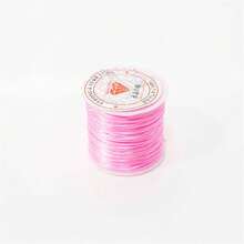 40m 0.8mm Elastic Cord For DIY Beading, Stretchy String For Bracelets, Crystal Threads - White - View 14