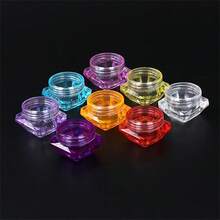 5 borcane pentru cremă cu diamant, recipiente pentru machiaj, cutii pentru mostre, sticle pentru cremă de ochi