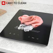 MAXPOWER IsEasy Single Induction Cooker 2100W Portable Induction Hob With Slim Black Crystal Panel Body, Induction Plate With 9 Power Levels Setting, Max & Min Function, 8-Hours Timer, Lock (WQ-8030) - UK Plug(220-240V) - View 9