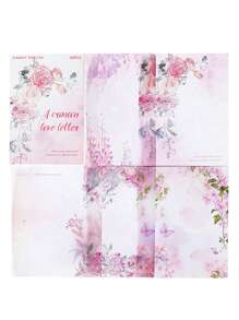 CANDY POETRY 1 Packung mit 30 Blatt Aquarell Botanik Planer Aufkleber, minimalistisches kreatives Urlaubsgeschenk, DIY Scrapbooking dekoratives Papier, handgemachtes Collage-Material, personalisiertes Planer-Schreibwarenzubehör für Schule, Schulmaterial, Schulanfang
