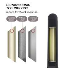 Professional Ceramic Ionic Hair Curler 1 Inch Curling Iron For Long-Lasting Curls & Waves, Dual Voltage (110V-240V), Travel-Friendly