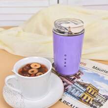NEW 9 Color Coffee Cup 240ML Cute And Compact Stainless Steel Lnner Pot Hot And Going Shopping Outside Cold Portable Office Coffee Insulated Cup Back To School