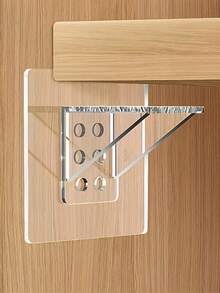 Heavy Duty Plastic Shelf Brackets - No Drilling Required To Support Large Shelves, Multifunctional Adjustable Wall Mounted Bracket Set - Suitable For Home And Kitchen - Load Bearing - Perfect Gift For DIY Enthusiasts - Multicolor - View 5