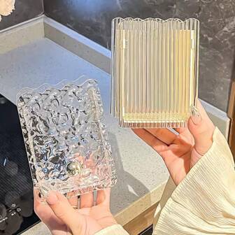 1pc Bathroom Wall Mounted Toothbrush Holder, No Drill Storage Organizer For Toothpaste, Comb Back To School