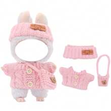 Pullover-passendes Stirnband, Schuhe, Brillen, Schultertasche Accessoire Set, modische Neuheiten Zubehör (Figur nicht enthalten)