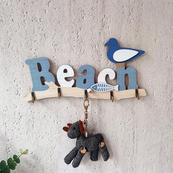 1 Stück Sommer Strand Stil dekorativer Aufhängehaken, Schlüsselhaken, Brillen/Hut Aufhänger, Heim Dekoration & Aufbewahrungsraum Dekoration Heimdekorationen