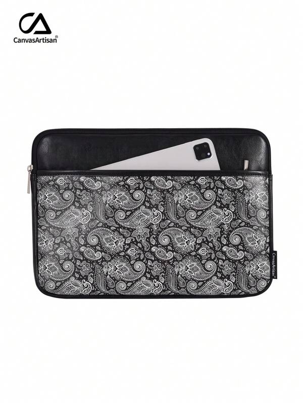 Slim Shockproof Office Bag Printing PU Laptop Sleeve Case Compatible With SurfaceBook