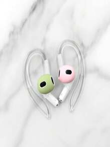 4 à 6 pièces Ensemble anti-dérapant pour crochets d'oreille ajustables en silicone, design ergonomique avec ailettes. Accessoires pour écouteurs de sport