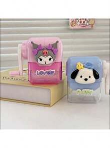 Sanrio Sanrio Cinnamon Dog My Melody Kuromi Big Ear Dog Pacha Dog Hello Kitty Pudding Dog Hand-Cranked Pencil Sharpener, Pencil Sharpener, Pencil Sharpener - Cartoon Theme, Stationery And Birthday Gifts, Student-Only,Back To School