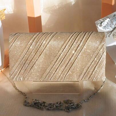 Bolsa Tiracolo / Carteira Feminina Com strass Para Festa / Banquete / Casamento