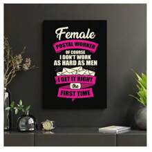 1pc Frameless Fun Nail Artist Posters Humorous Cultural Wall Arts Modern Minimalist Salon Decoration Nail Artist Appreciation Wall Decoration Home Decoration Gifts