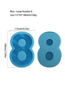 Alphabet & Number Silicone Resin Mold Casting And Flower Preservation - Deep Epoxy Resin Mold Set For DIY Weddings, Valentine's Day Gifts, And Home Decoration Artifacts - , Flexible And Non-Deforming Material, Easy Demolding And Cleaning