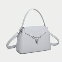 Geantă nouă, simplă, tridimensională, cu capacitate mare pentru naveta, poate fi purtată pe un umăr sau crossbody.