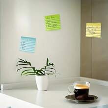4 Colors, Portable Self-Adhesive Memo Pad, Suitable For Office, Home, And School Use, Small Notepad, Writing Notebook