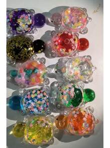 2/10pcs. Turtle Resin Pendant Glow-In-The-Dark Turtle Popular Blind Bag Resin Pendant Turtle Bag Key Chain Couple