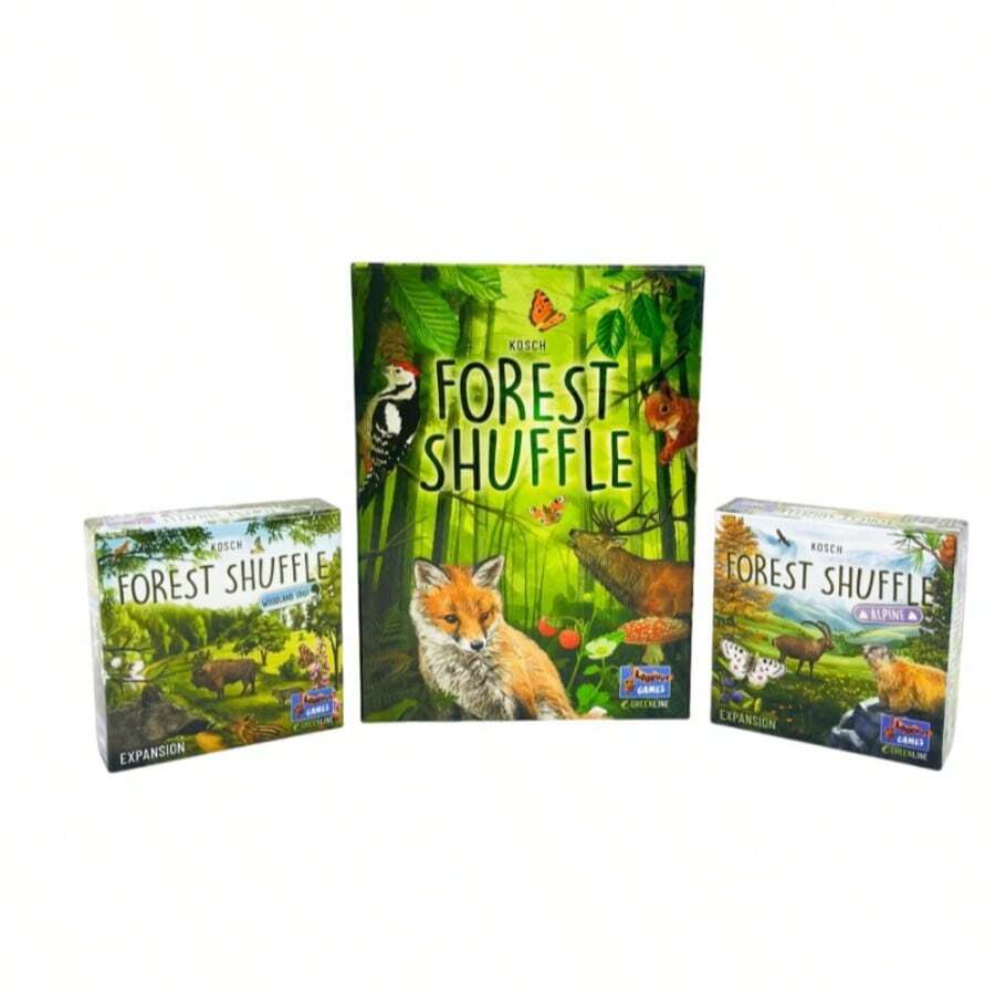Forest Shuffle - All English Tabletop Game - Chessboard Series -2-5 Player Party Game With 2 Extensions, Perfect For Parties And Game Nights - Perfect Gift For Holiday Celebrations, Card Game Battle Cards - Multicolor - View 1