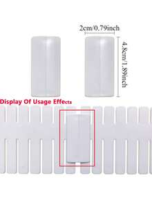 10 piezas de accesorios divisores de cajón, clips de fijación para extensión de cajón, divisores de almacenamiento, accesorios para organizar calcetines y ropa interior, accesorios divisores de cajón, decoración de Halloween, decoración de la habitación, decoraciones navideñas, Halloween, decoraciones de Halloween, Navidad, decoración de otoño, organizador de viaje, accesorios de viaje, artículos esenciales de vacaciones, para mujer, organizador de almacenamiento, regalo - Multicolor - Ver 5