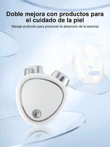 1 Masajeador Facial Recargable, Mini Rodillo de Masaje Microcorriente para Lifting Facial, Reducción de Arrugas, Adelgazamiento, Limpieza, Rejuvenecimiento y Reafirmación, Aparato de Belleza para Cara y Cuello, Masajeador Facial con 3 Niveles de Intensidad, Fácil de Llevar, Ideal para Viajar y Usar en Casa, Rosa - Blanco - Ver 5