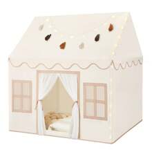 Kids Indoor Play Tent, Cozy Playhouse For Toddlers, Ideal Birthday Gift, Fun Parent-Child Play Space For Boys & Girls - Brown - View 16