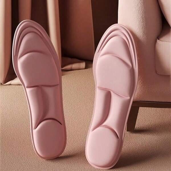 1 Pair Of 5D Sports Sweat-Absorbing Insoles, Soft-Soled Massage Shock-Absorbing Insoles That Are Not Tired After Standing For A Long Time