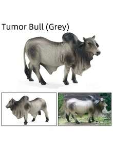 1 件儿童实体农场动物模型农场肿瘤奶牛塑料玩具摆件 - 彩色 - 查看 3