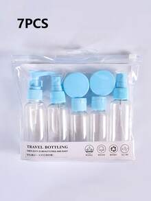 4/7/11 件旅行洗漱用品瓶套装，优质防漏旅行瓶套装 - 小巧可重复使用，非常适合洗漱用品、洗发水、护发素和乳液 - 轻松随身携带 - 彩色 - 查看 13