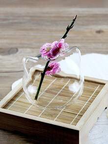 两件套猫形水培植物花瓶，卡通玻璃花瓶，家居装饰猫咪水培瓶，桌面迷你插花瓶，派对、婚礼和生日餐桌装饰花瓶