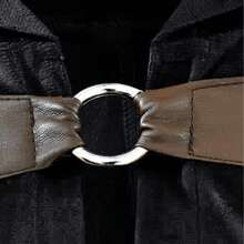 Men's Hooded Cloak, Pirate Robe Costume, Suitable For Easter Holiday Party Outerwear Halloween