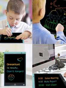 1pc 12Inch Writing Tablet Electronic Digital Writing Colorful Screen Doodle Board Handwriting Paper Drawing Tablet Gift For Adults At Home School And Office(Some Parts Are Sent Random),Back To School