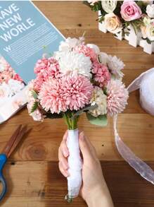 1 pezzo di nastro in organza trasparente, nastro bianco per pacchi regalo per matrimoni, docce nuziali, compleanni, anniversari, per incartare profumo di fiori, forniture per feste