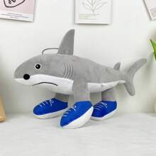 Peluche de tiburón TungTungSahur y Tralalo - Muñeco de peluche lindo del meme italiano, juguete de coleccionista Kawaii para adolescentes, compañero de escritorio único, regalo de San Valentín/cumpleaños (Peluche suave y abrazable)