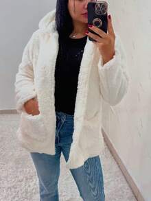 WOMEN'S WINTER COAT. WARM, FURRY - Apagado - Ver 2