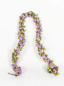 1/4PCS Artificial Flowers Roses Plants Vine Valentine's Day Gift Decoration Home Decoration Flower Rattan Dining Table Vase Decorations Dining Room, Bedroom Decoration Materials, Wedding Site Decoration, Outdoor Garden Flower Arrangement Materials, New Year Decoration
