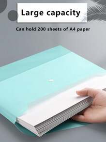 5/10 piezas Carpetas con botón a presión, Fundas de plástico A4 para documentos, Bolsas de almacenamiento transparentes para artículos de oficina, papelería, pequeños regalos, accesorios, exámenes de estudiantes, archivos de documentos, tonos de color Macaron/apagados, Material PP, Carpetas, Carpetas de color Macaron, Bolsas de datos resistentes al agua, Regalos de temporada de regreso a clases (mezcla de colores al azar), Útiles escolares