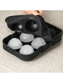 1pc Silicone Ice Ball Mold - Easy-Release & Heat-Resistant For Drinks & Desserts